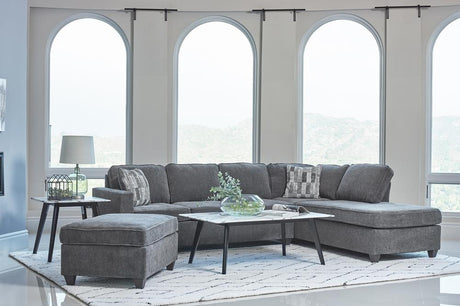 Mccord Dark Grey Upholstered Track Arm Sectional Sofa by Coaster at Eve Furniture