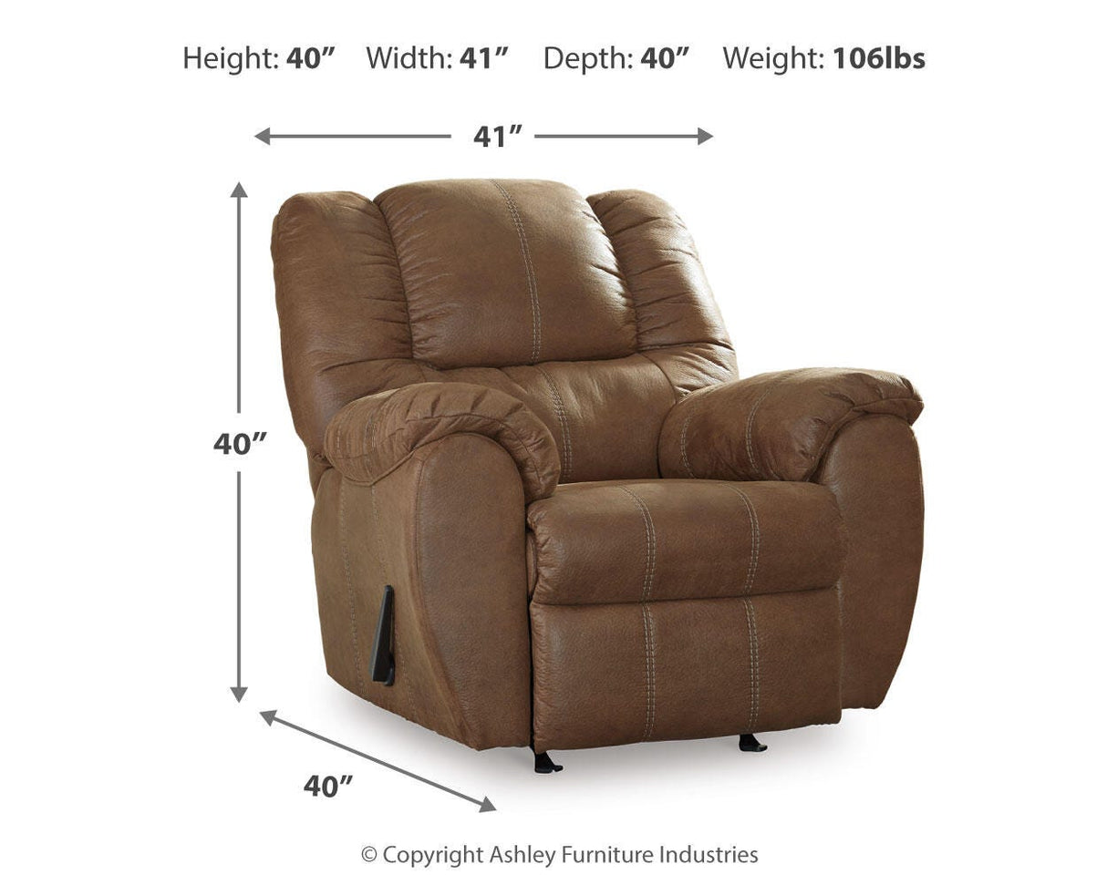 McGann Saddle Recliner by ASHLEY FURNITURE at Eve Furniture