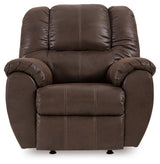 McGann Walnut Recliner by Ashley at Eve Furniture