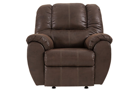 McGann Walnut Recliner by Ashley at Eve Furniture