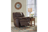 McGann Walnut Recliner by Ashley at Eve Furniture