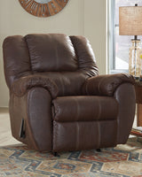 McGann Walnut Recliner by Ashley at Eve Furniture