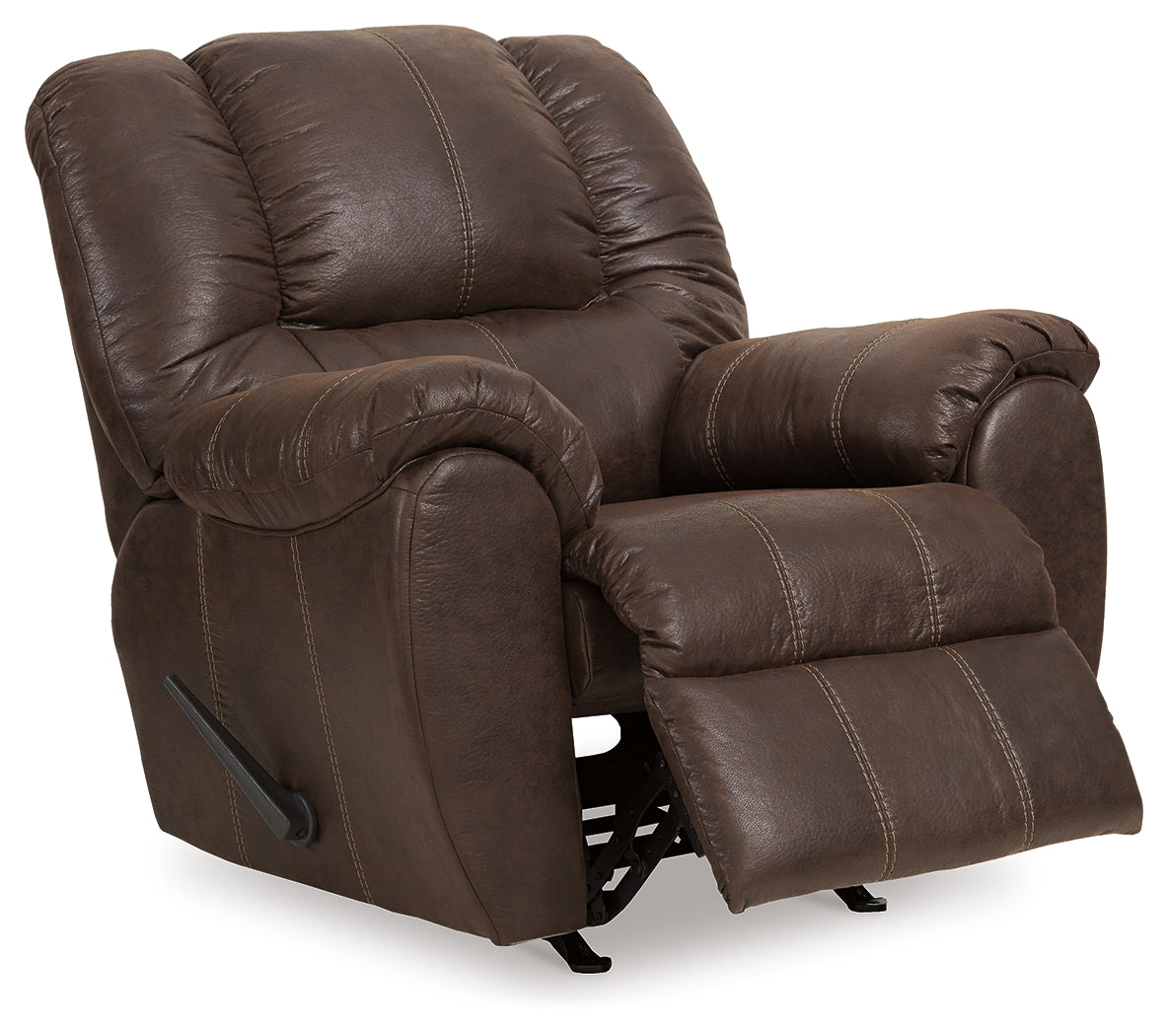 McGann Walnut Recliner by Ashley at Eve Furniture
