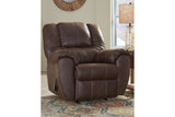 McGann Walnut Recliner by Ashley at Eve Furniture