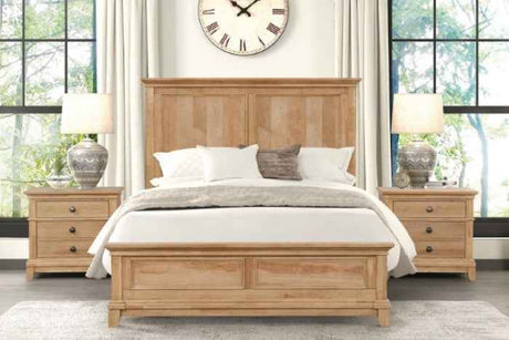 McHenry Natural Oak 4-Piece Queen Bedroom Set