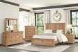 McHenry Natural Oak 4-Piece Queen Bedroom Set