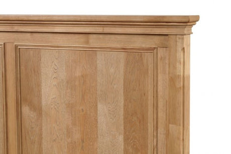 McHenry Natural Oak 5-Piece Queen Bedroom Set by Furniture of America at Eve Furniture