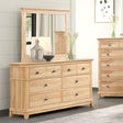 McHenry Natural Oak Dresser by Furniture of America at Eve Furniture