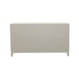 McKellen Antique White 4-Door Accent Cabinet