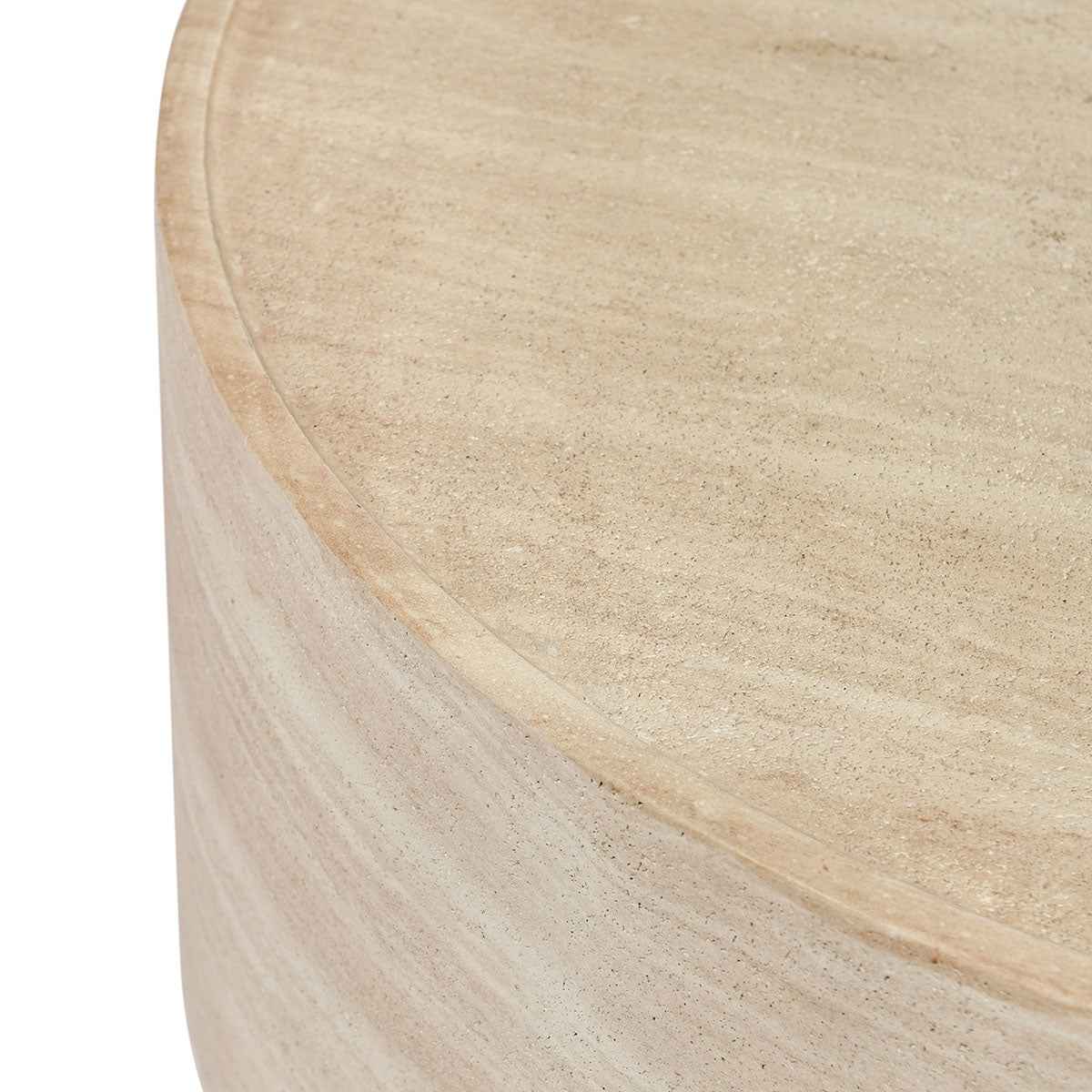 Mckenna Natural Outdoor Round Coffee Table by Classic Home at Eve Furniture