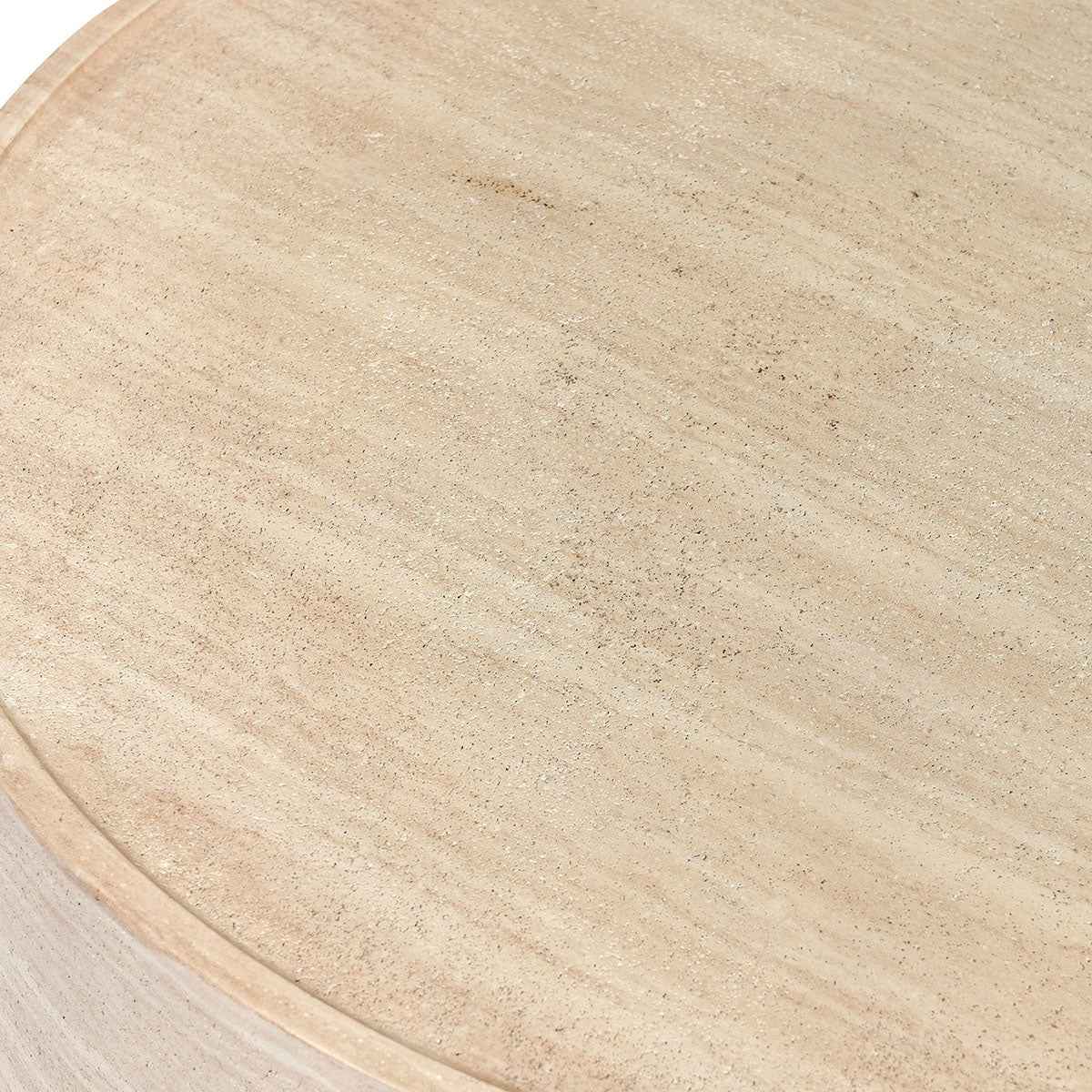 Mckenna Natural Outdoor Round Coffee Table by Classic Home at Eve Furniture