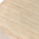 Mckenna Natural Outdoor Round Coffee Table by Classic Home at Eve Furniture