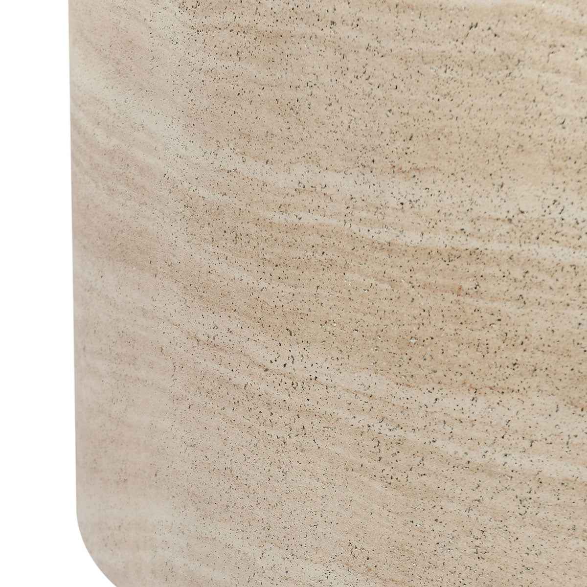 Mckenna Natural Outdoor Round Coffee Table by Classic Home at Eve Furniture