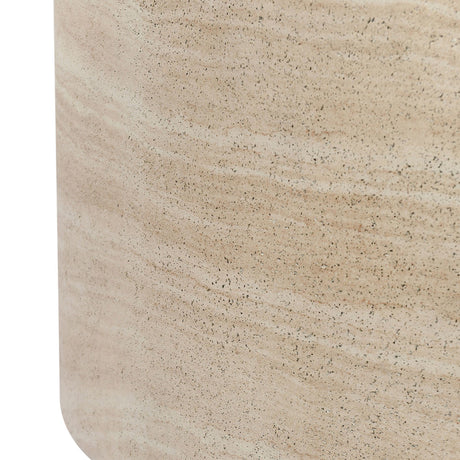 Mckenna Beige 32" Round Outdoor Coffee Table by Classic Home at Eve Furniture