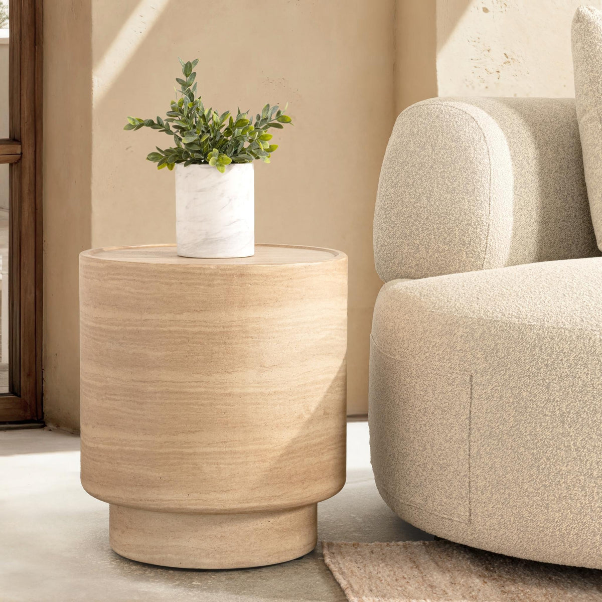Mckenna Outdoor End Table by Classic Home at Eve Furniture
