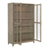 McKewen Gray Curio by Homelegance at Eve Furniture