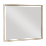 McKewen Light Gray Upholstered Storage Platform Bedroom Set by Homelegance at Eve Furniture