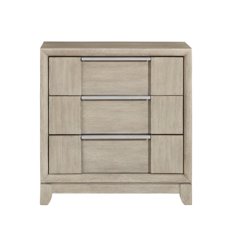 McKewen Light Gray Upholstered Storage Platform Bedroom Set by Homelegance at Eve Furniture