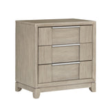 McKewen Light Gray Upholstered Storage Platform Bedroom Set by Homelegance at Eve Furniture