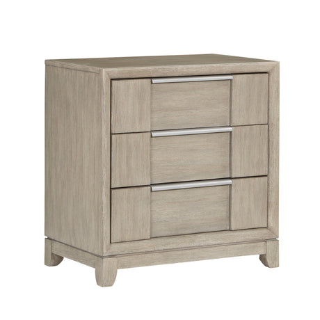 McKewen Light Gray Upholstered Storage Platform Bedroom Set by Homelegance at Eve Furniture