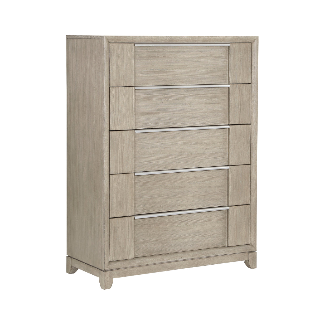 McKewen Light Gray Upholstered Storage Platform Bedroom Set by Homelegance at Eve Furniture