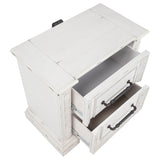 McKinney Vintage White 2-drawer Nightstand with Dual USB by Coaster at Eve Furniture