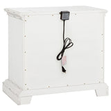 McKinney Vintage White 2-drawer Nightstand with Dual USB by Coaster at Eve Furniture