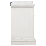 McKinney Vintage White 2-drawer Nightstand with Dual USB by Coaster at Eve Furniture