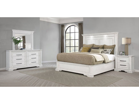 McKinney Vintage White 4-piece California King Bedroom Set by Coaster at Eve Furniture
