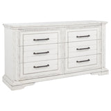 McKinney Vintage White 4-piece Queen Bedroom Set by Coaster at Eve Furniture
