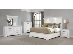 McKinney Vintage White 5-piece California King Bedroom Set by Coaster at Eve Furniture
