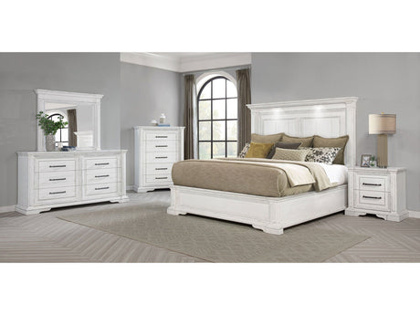 McKinney Vintage White 5-piece Eastern King Bedroom Set by Coaster at Eve Furniture