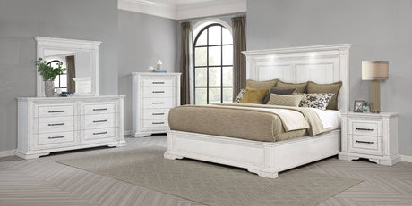 McKinney Vintage White 6-drawer Bedroom Dresser Cabinet by Coaster at Eve Furniture