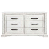 McKinney Vintage White 6-drawer Bedroom Dresser Cabinet by Coaster at Eve Furniture