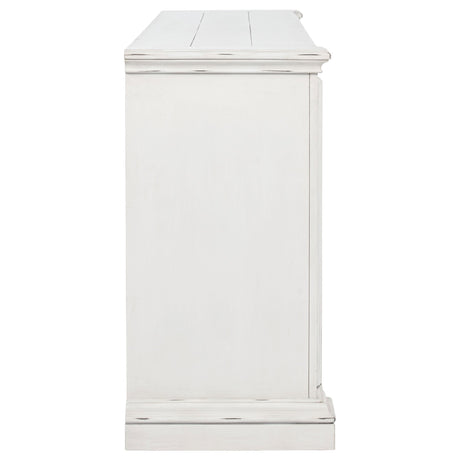 McKinney Vintage White 6-drawer Bedroom Dresser Cabinet by Coaster at Eve Furniture