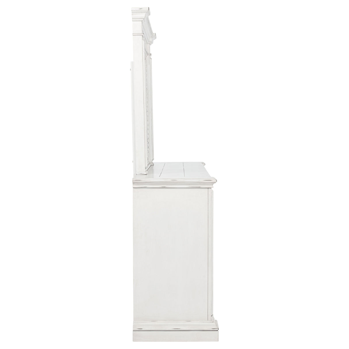 McKinney Vintage White 6-drawer Bedroom Dresser with Mirror by Coaster at Eve Furniture