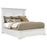 McKinney Vintage White Eastern King LED Light Panel Bed by Coaster at Eve Furniture