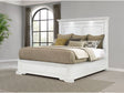 McKinney Vintage White Eastern King LED Light Panel Bed by Coaster at Eve Furniture