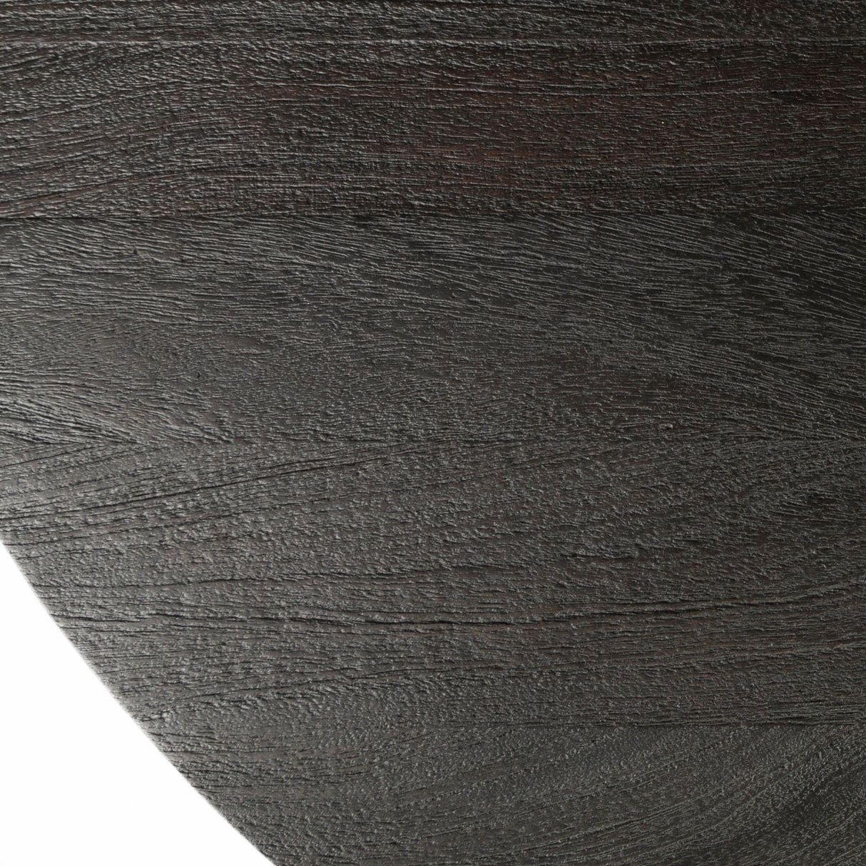 McLeod II Round Brown Solid Wood Top Gold Metal Base Dining Table by Mercana at Eve Furniture