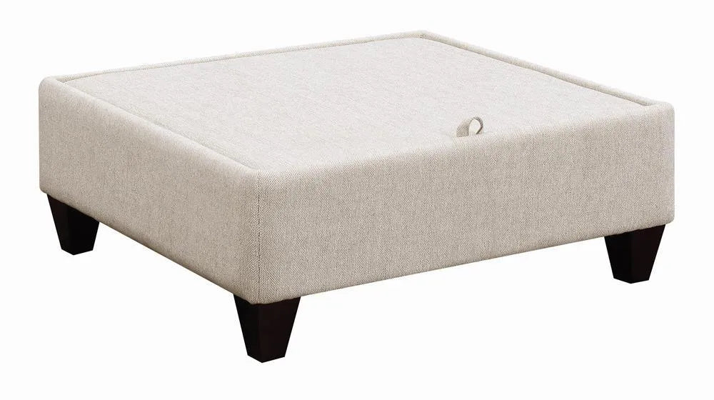 Mcloughlin Platinum Upholstered Sloped Arm Sectional Sofa by Coaster at Eve Furniture