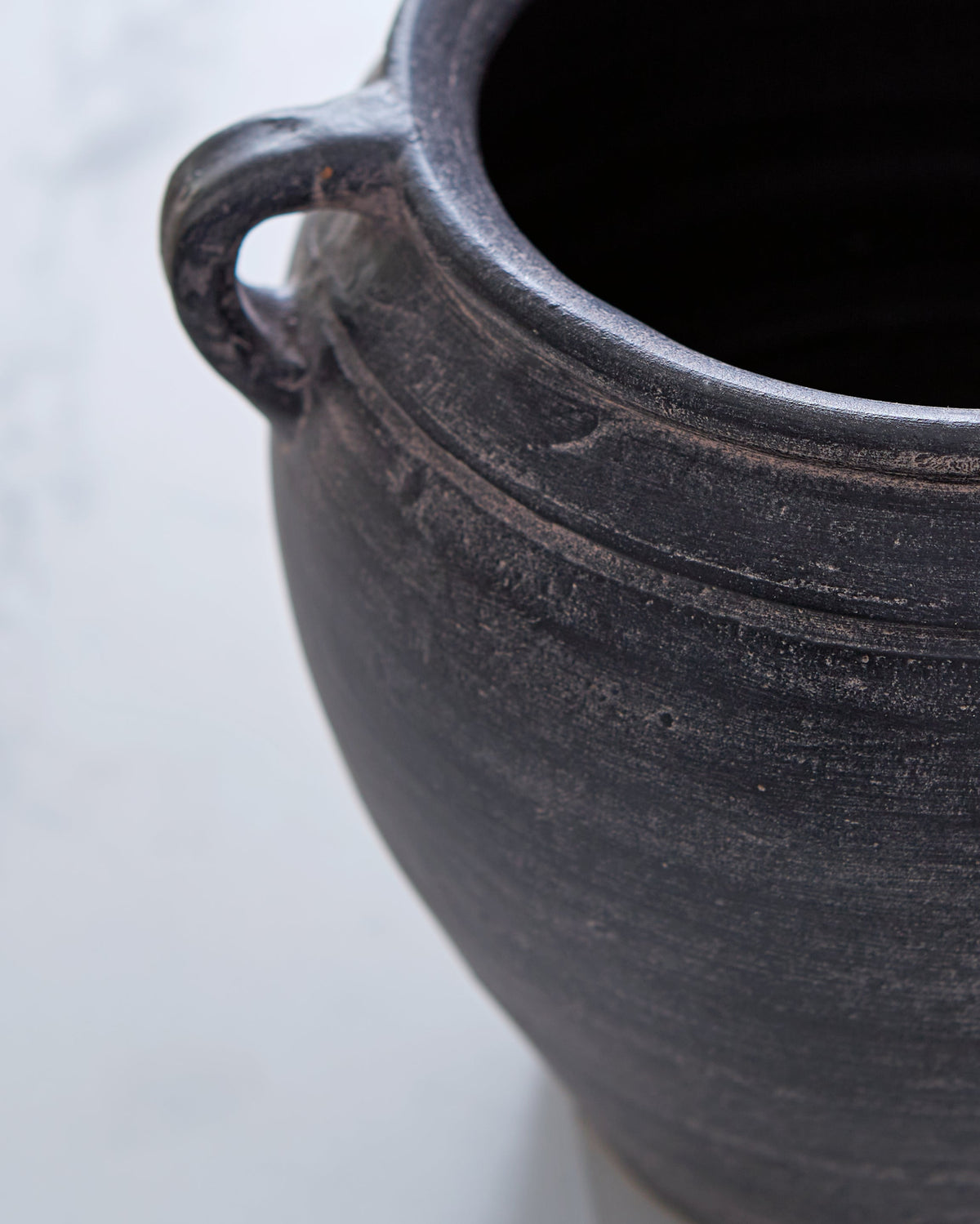 Meadie Distressed Black Vase by Ashley at Eve Furniture