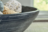 Meadie Distressed Blue Bowl by Ashley at Eve Furniture
