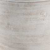 Meadie Distressed White Vase by Ashley at Eve Furniture