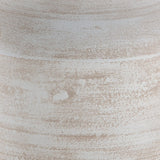 Meadie Distressed White Vase by Ashley at Eve Furniture