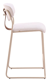 Meadow Cloud White Counter Stool (Set of 4) by Zuomod at Eve Furniture