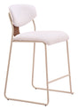 Meadow Cloud White Counter Stool (Set of 4) by Zuomod at Eve Furniture