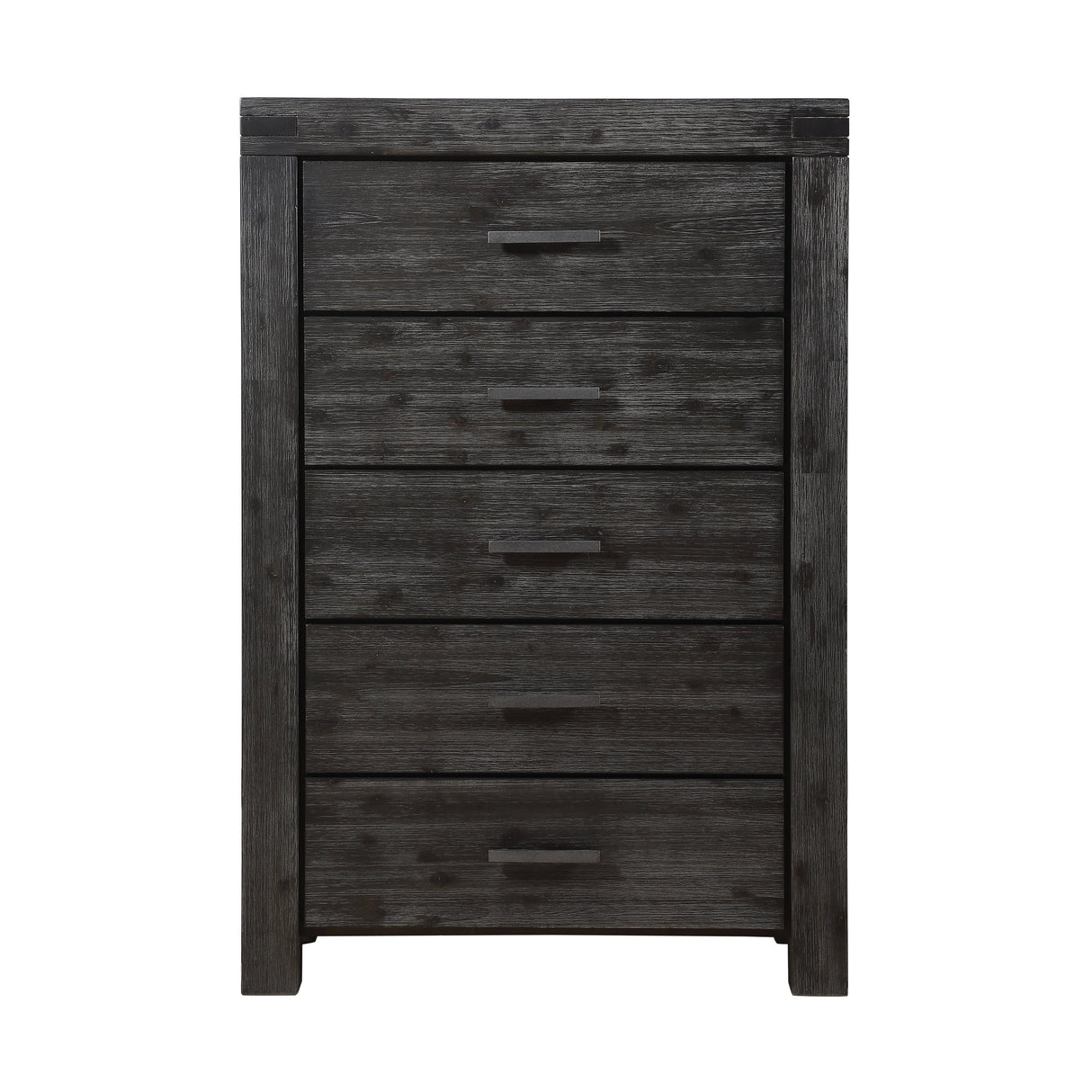 Meadow Five Drawer Solid Wood Chest in Graphite by Modus Furniture at Eve Furniture