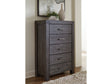 Meadow Five Drawer Solid Wood Chest in Graphite by Modus Furniture at Eve Furniture