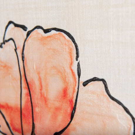Meadow flowers by Mercana Studio a Hand Embellished Textured Canvas by Mercana at Eve Furniture