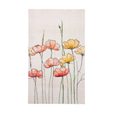 Meadow flowers by Mercana Studio a Hand Embellished Textured Canvas by Mercana at Eve Furniture